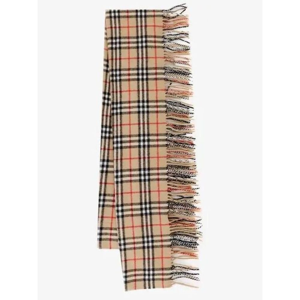 Check Cashmere Happy Scarf